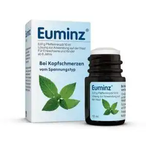Euminz Stift mit Pfefferminzöl für Spannungskopfschmerzen