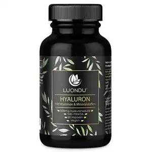 Hyaluronsäure-Kapseln Luondu 500mg hochdosiert – 90 Stück