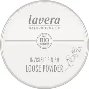 Transparenter Puder von Lavera – Invisible Finish Loose Powder