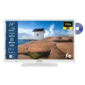 Telefunken XH24SN550MVD-W 24 Zoll Fernseher/Smart TV in Weiß
