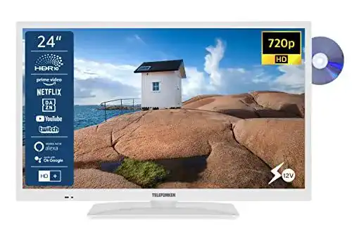 Telefunken XH24SN550MVD-W 24 Zoll Fernseher/Smart TV in Weiß