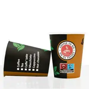 Coffee to go Becher aus Hartpapier 0,2l, 1000 Stück