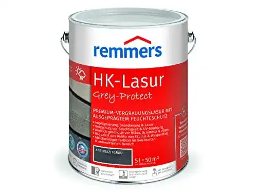 Dickschichtlasur Remmers HK-Lasur Grey-Protect anthrazitgrau für Holzschutz