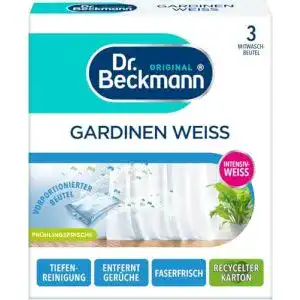 Gardinenwaschmittel Dr. Beckmann für strahlend weiße Vorhänge