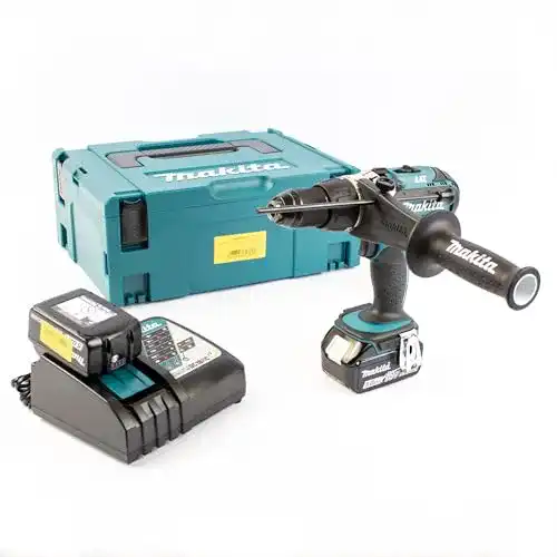 Makita Akku-Schlagbohrschrauber 18V mit 2 Akkus und Ladegerät