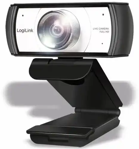 Logilink UA0377 Webcam mit 120° Weitwinkel für Videokonferenzen