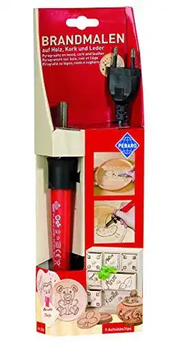 Brandmalkolben Pebaro GLOREX 6 1671 001 mit 9 Aufsätzen
