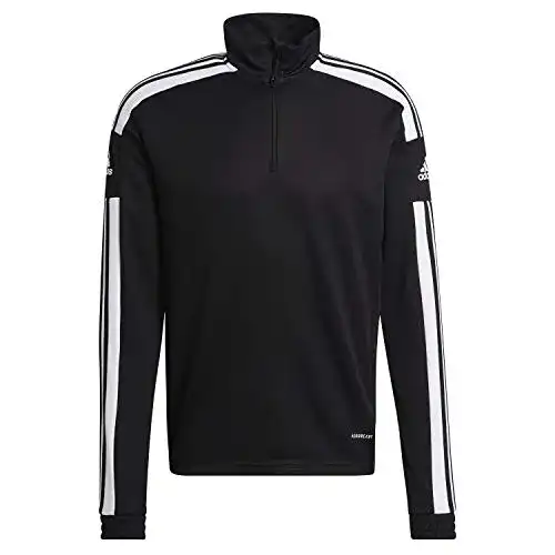 Adidas Herren Pullover SQ21 TR Top in Schwarz/Weiß, Größe L EU