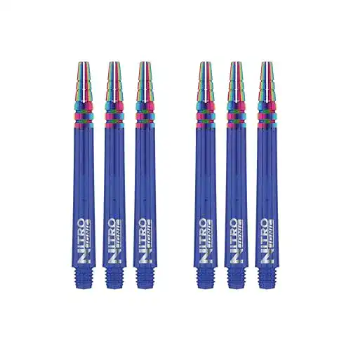 Dart-Schaft Red Dragon Nitrotech Ionic Mittlere Schäfte Blau 2 Sets