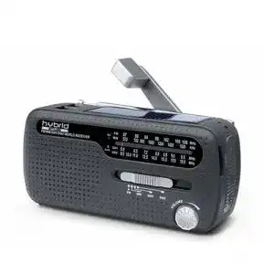 Weltempfänger Muse MH-07DS tragbares Kurbel-Radio mit Taschenlampe