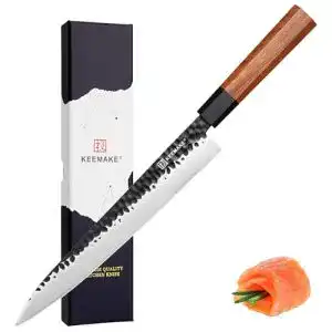 Sushi-Messer Keemake Sashimi Japanisches Fischmesser mit 25 cm Klinge