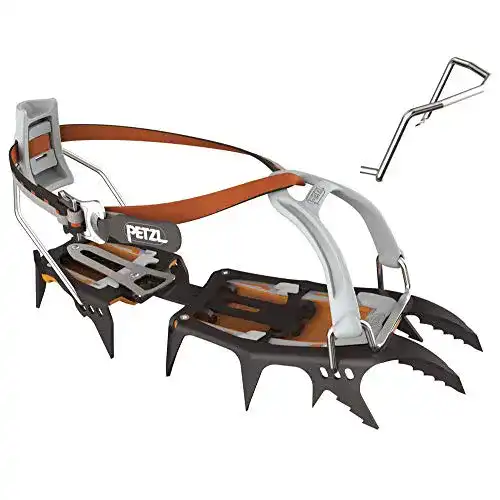 Steigeisen von Petzl für Erwachsene in Orange/Schwarz, Größen 36-50