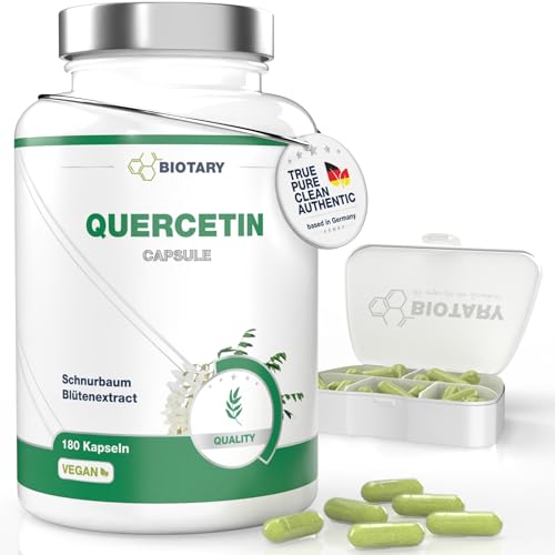 Quercetin Biotary 180 Kapseln mit 649 mg pro Kapsel