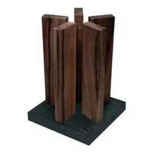 Magnetischer Messerblock Kai Stonehenge aus Walnussholz