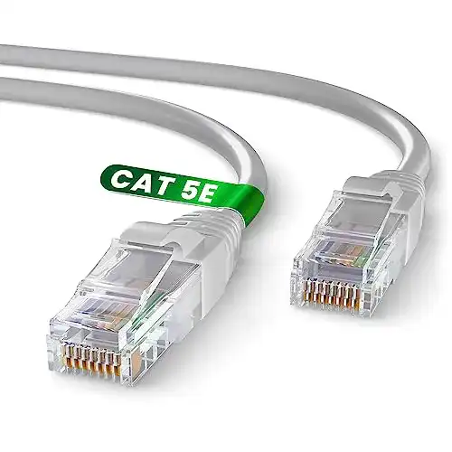 Cat5E Netzwerkkabel Mr. Tronic 10m Ethernet Kabel mit RJ45 Anschlüssen