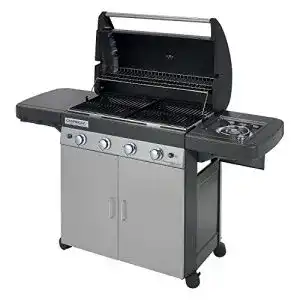Campingaz 4 Series Classic LSG Gasgrill mit Edelstahlbrennern und Seitenkocher