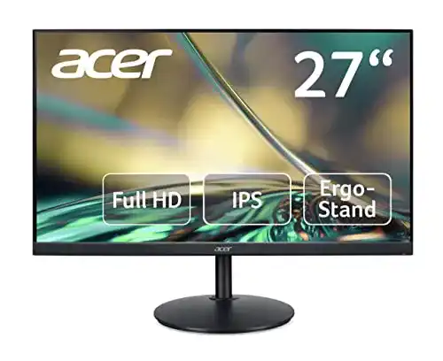 Acer CB272 Monitor 27 Zoll (69 cm) Full HD mit 75Hz Bildwiederholungsrate
