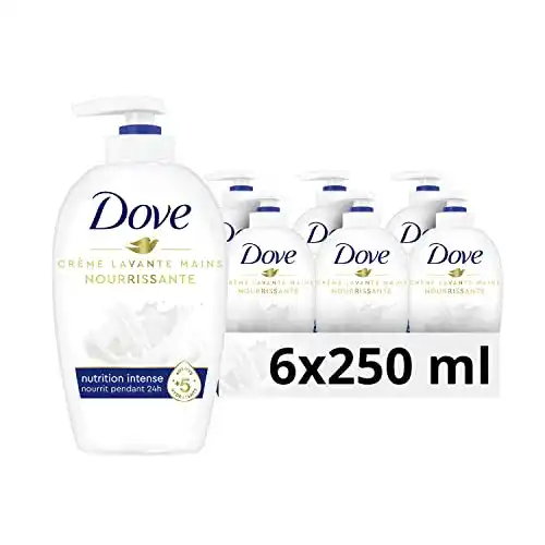 Dove Waschcreme Pumpflasche Original 250 ml, 6er Pack