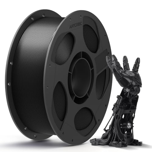 Anycubic PLA Filament 1.75mm Schwarz, 1kg für 3D Drucker