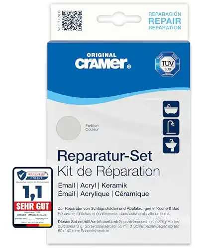 Emaille Reparatur Set Cramer Manhattan für Sanitärkeramik