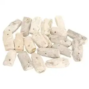 Speckstein Amulettsteine mit Loch 20 handgefertigte Rohlinge für Schmuck