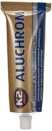 Aluminium-Politur K2 Aluchrom für Felgen und Metalloberflächen