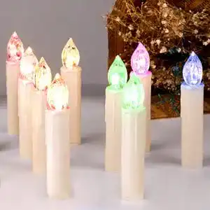 Kabellose Christbaumkerzen CCLIFE LED Kabellos RGB