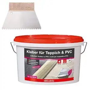PVC Kleber Bodenmeister Dispersionskleber 5kg für Teppich und Vinyl