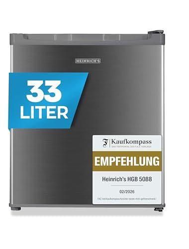 Heinrichs Mini Gefrierschrank 34L für Zuhause