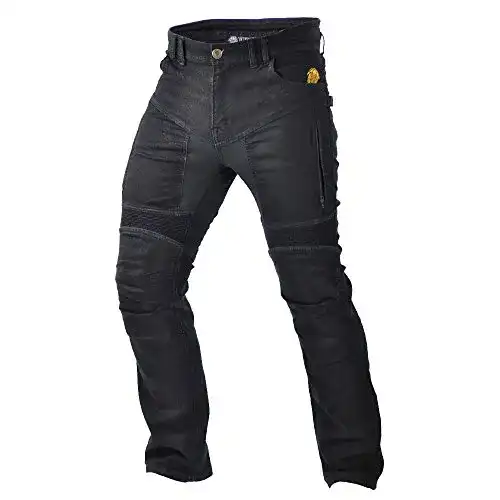 Motorradjeans Trilobite Parado für Herren in Schwarz, Größe 34