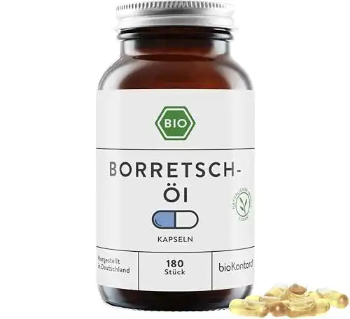 Borretschöl-Kapseln BIO 180 Stück von Biokontor