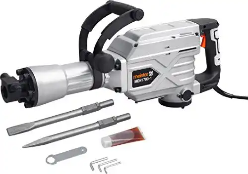 Abbruchhammer Meister MDH1700-1 mit 1700 W und SDS-Hex Aufnahme