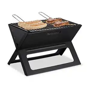Kleiner Holzkohlegrill Relaxdays Klappgrill mit Kohle