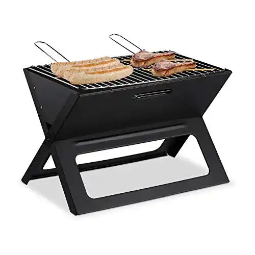Kleiner Holzkohlegrill Relaxdays Klappgrill mit Kohle