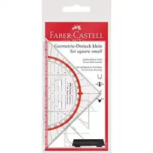 Geodreieck Faber-Castell 177199 – 14 cm Geometrie-Dreieck mit Griff