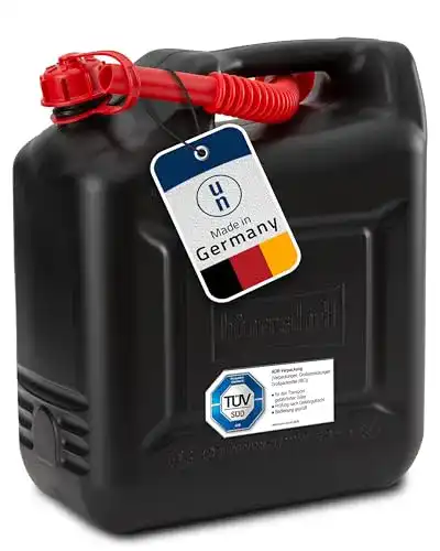 Benzinkanister Hünersdorff 10 Liter COMPACT für Kraftstoffe