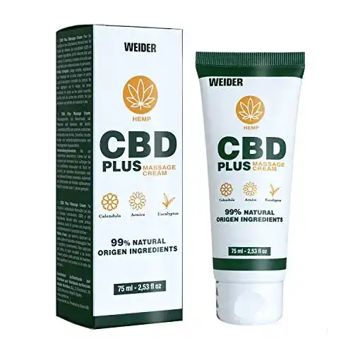 CBD-Gel Weider entzündungshemmende Creme für Massagen, 75 ml