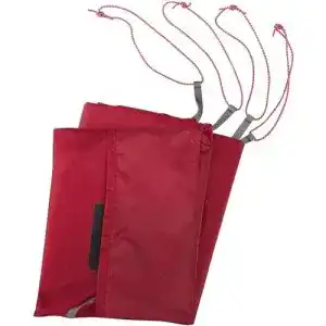 Zeltboden MSR Universal Plane Tarp mit Fußabdruck, Rot, Regular