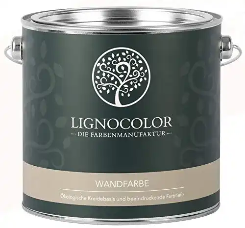 Lignocolor Wandfarbe Beige für Innenräume und Decken in 2,5 L
