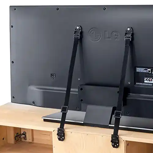 TV Kippsicherung Tatkraft Protect Universal Sicherheitsgurt für Haushalt