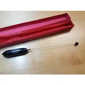 Tensor Berk aus schwarzem Speckstein mit Lebensblume