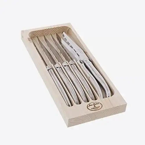Steakmesser Jean Dubost Laguiole 97600, Set mit 6 Edelstahl-Messern