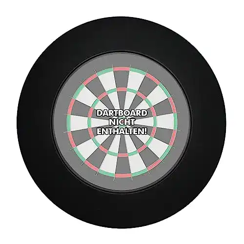 Dart-Catchring Mcdart Dartboard Surround Wandschutz Schwarz 11,5 cm