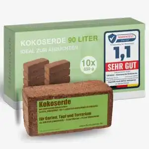 Kokoserde Humuserde für Pflanzen 10 x 650g – 90L