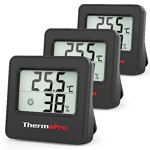 ThermoPro TP157 Mini Hygrometer Innen 3er Set
