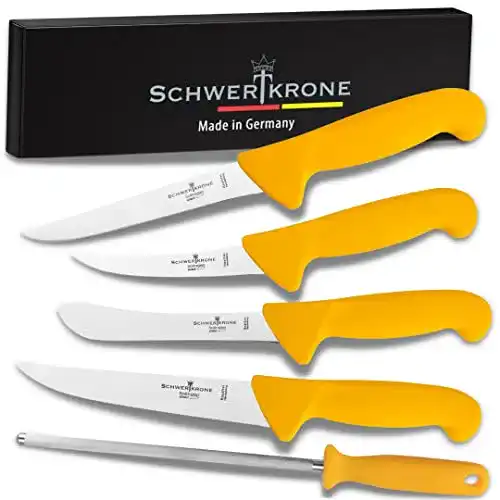 Fleischermesser-Set von Schwertkrone, Metzgermesser Set aus Solingen