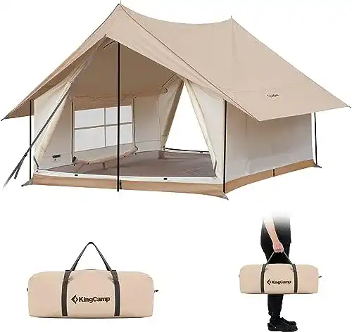 Baumwollzelt KingCamp Mountain In C2 für 4-5 Personen
