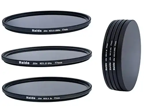 Haida Slim Neutral Graufilter Set 77mm für Fotografie