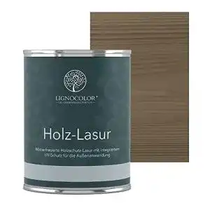 Lignocolor Holzlasur grau für Außen 750 ml – Steingrau