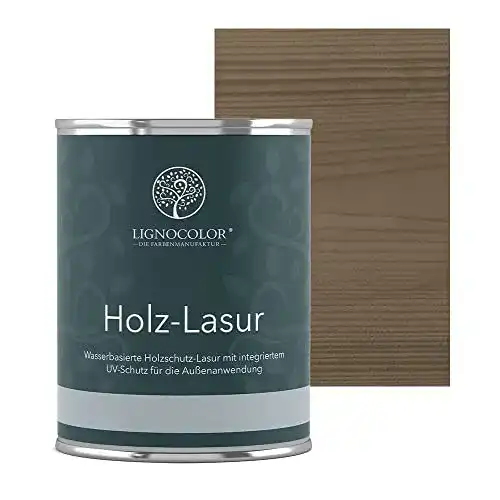 Lignocolor Holzlasur grau für Außen 750 ml – Steingrau